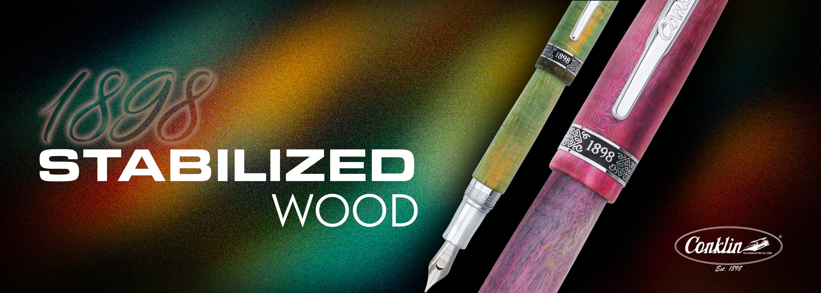 Conklin 1898 Stabilized Wood Limited Edition