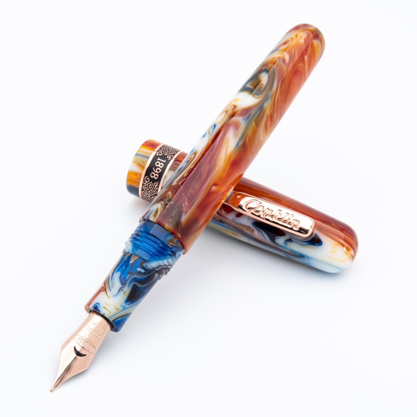 Conklin 1898 Fountain Pen Misto Resin Orange | Conklin Pens