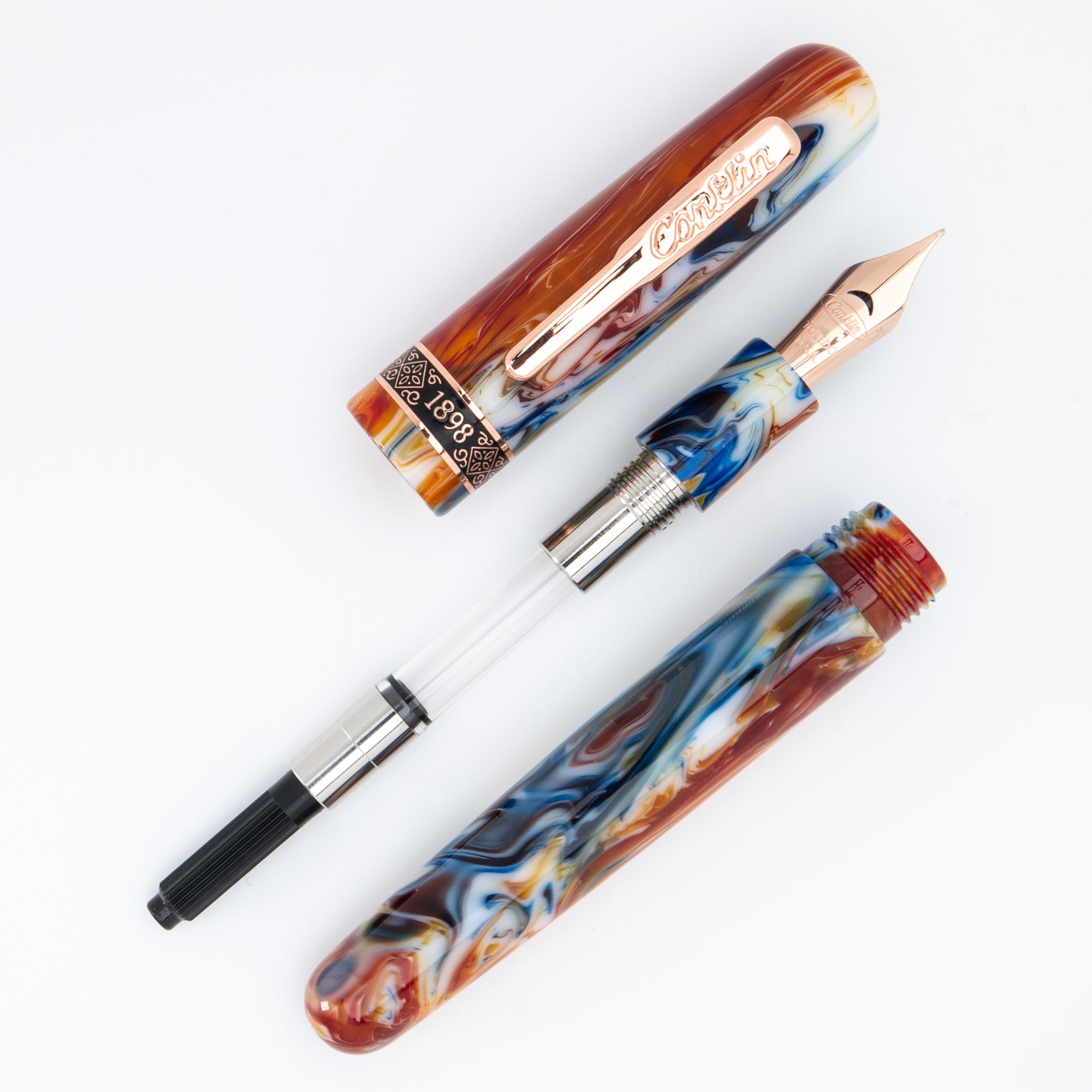 Conklin 1898 Fountain Pen Misto Resin Orange