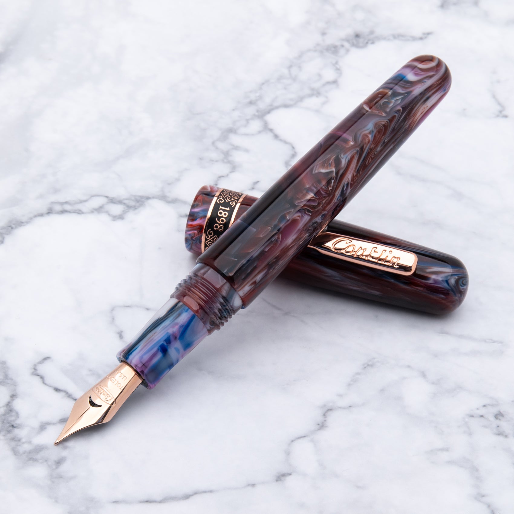 Conklin 1898 Fountain Pen Misto Resin Purple