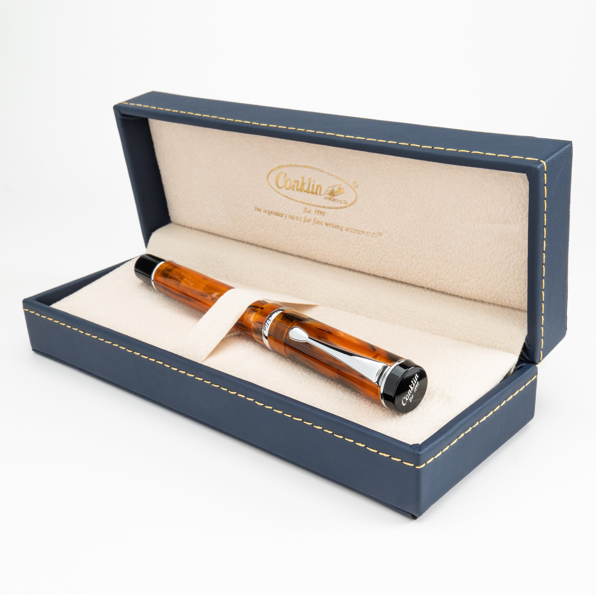 Conklin Duragraph Amber Fountain Pen