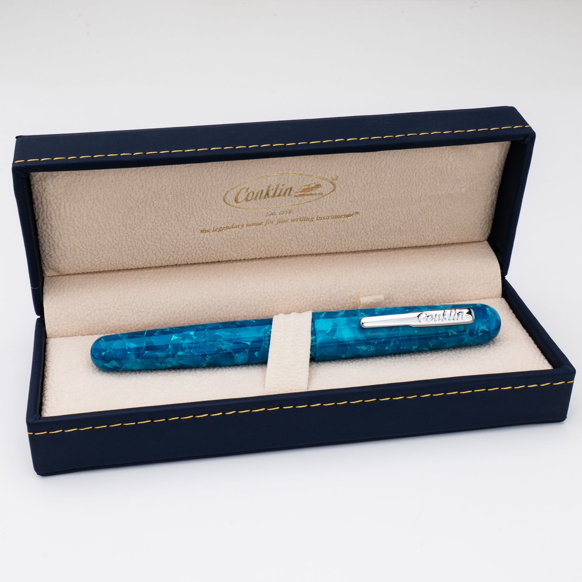 Conklin All American Fountain Pen Turquoise Serenity with JoWo Nib