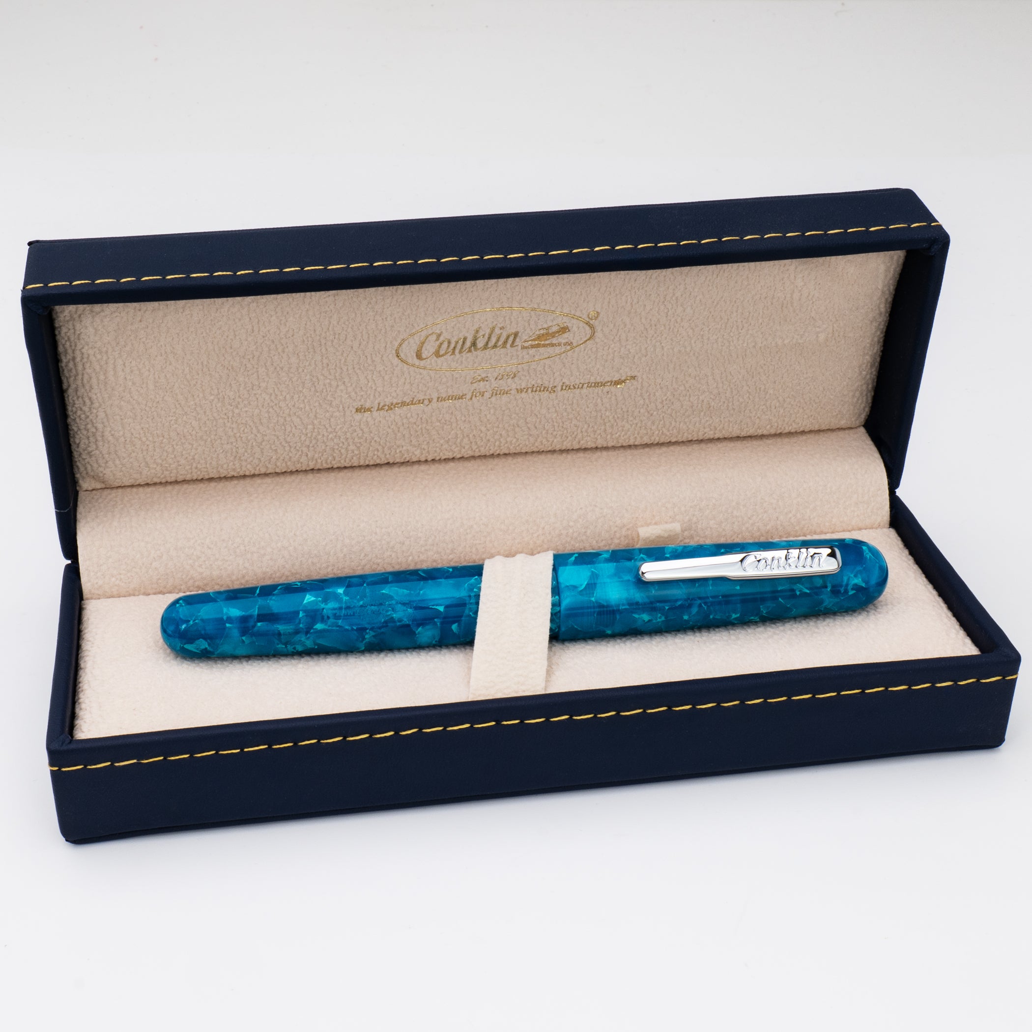 Conklin All American Fountain Pen Turquoise Serenity with JoWo Nib