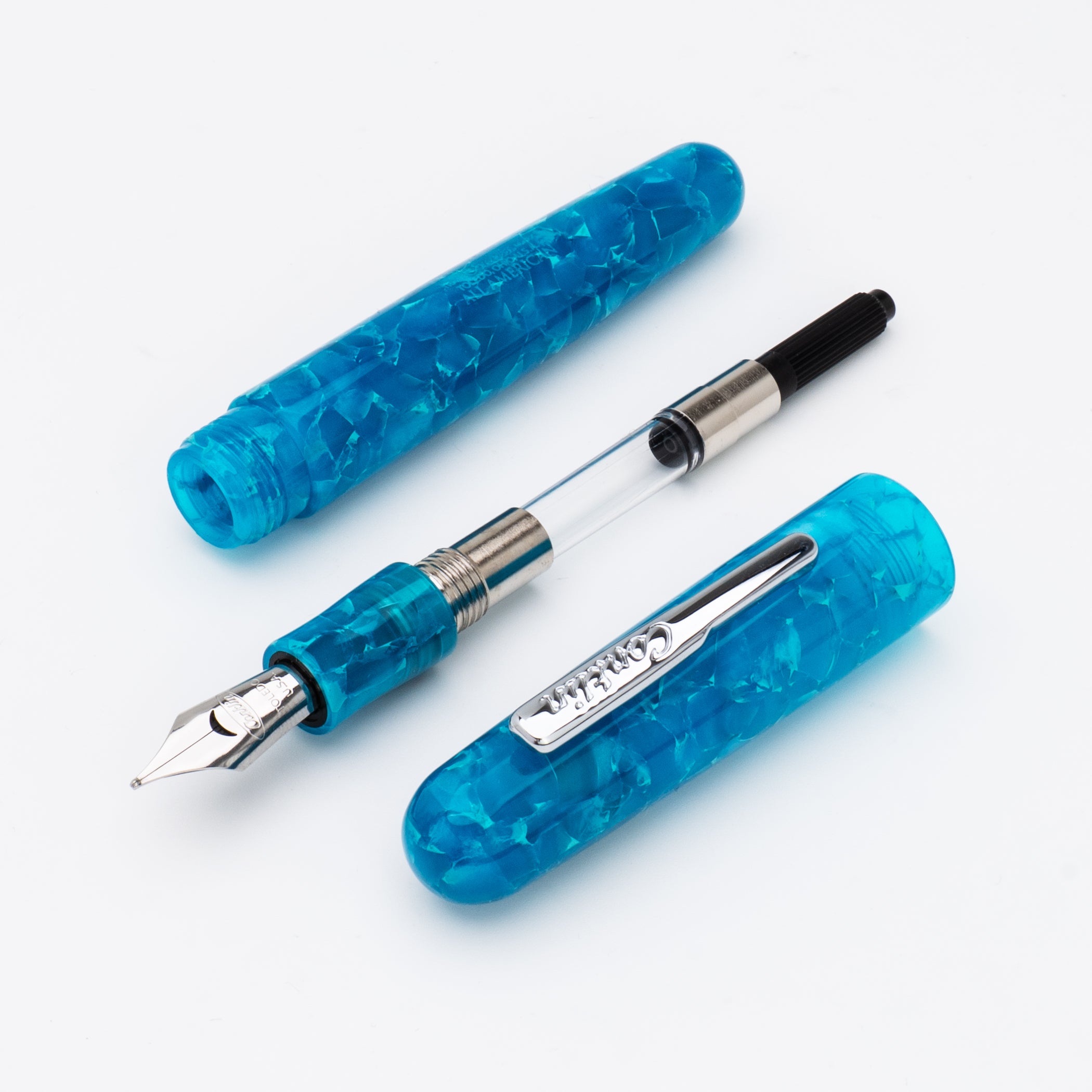 Conklin All American Fountain Pen Turquoise Serenity with JoWo Nib