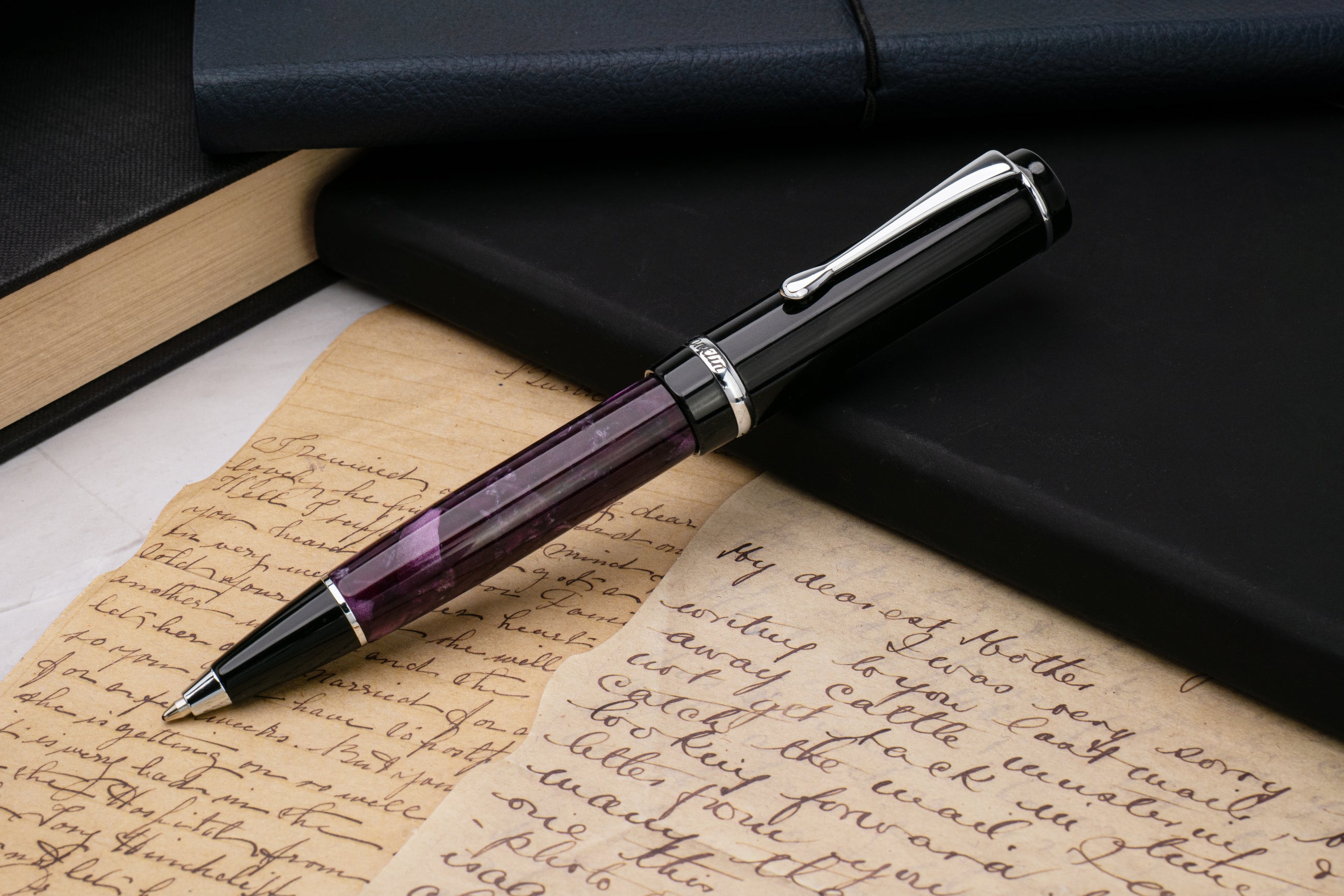 Conklin Duragraph Purple Nights Ballpoint Pen