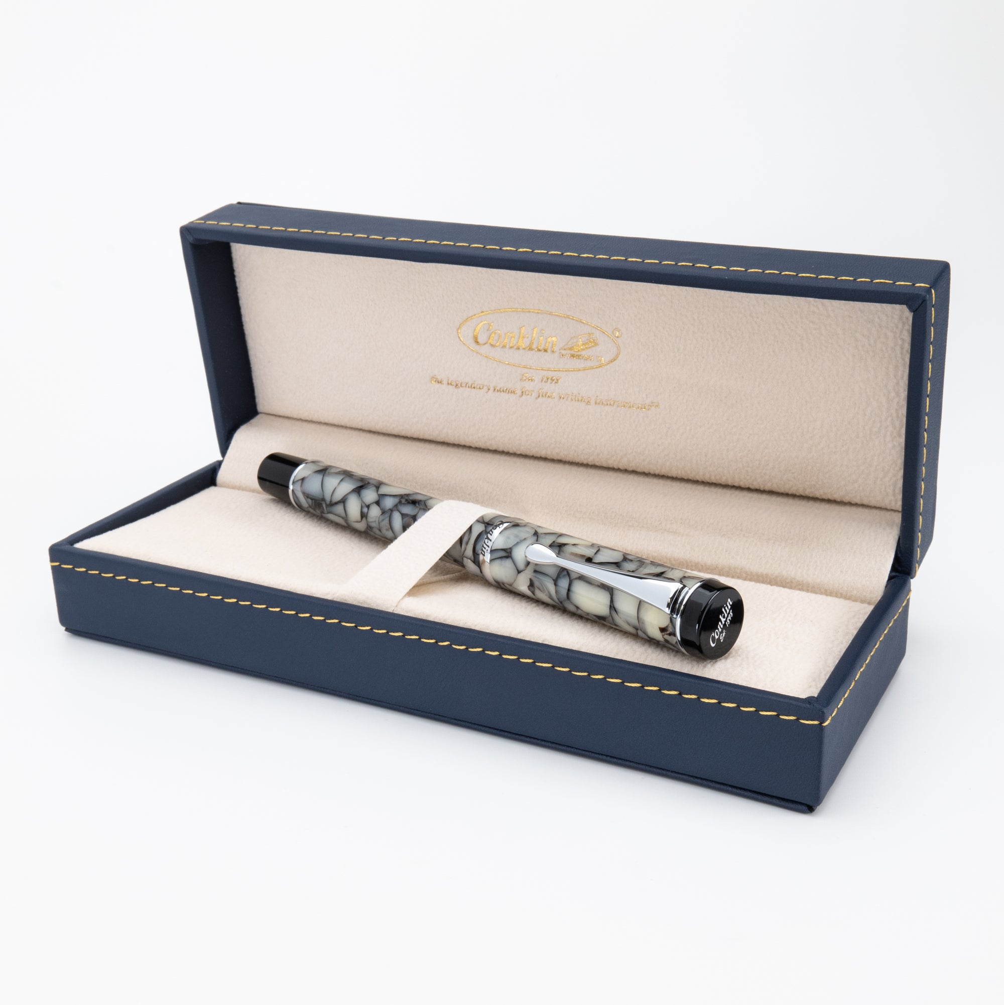 Conklin Duragraph Cracked Ice Fountain Pen