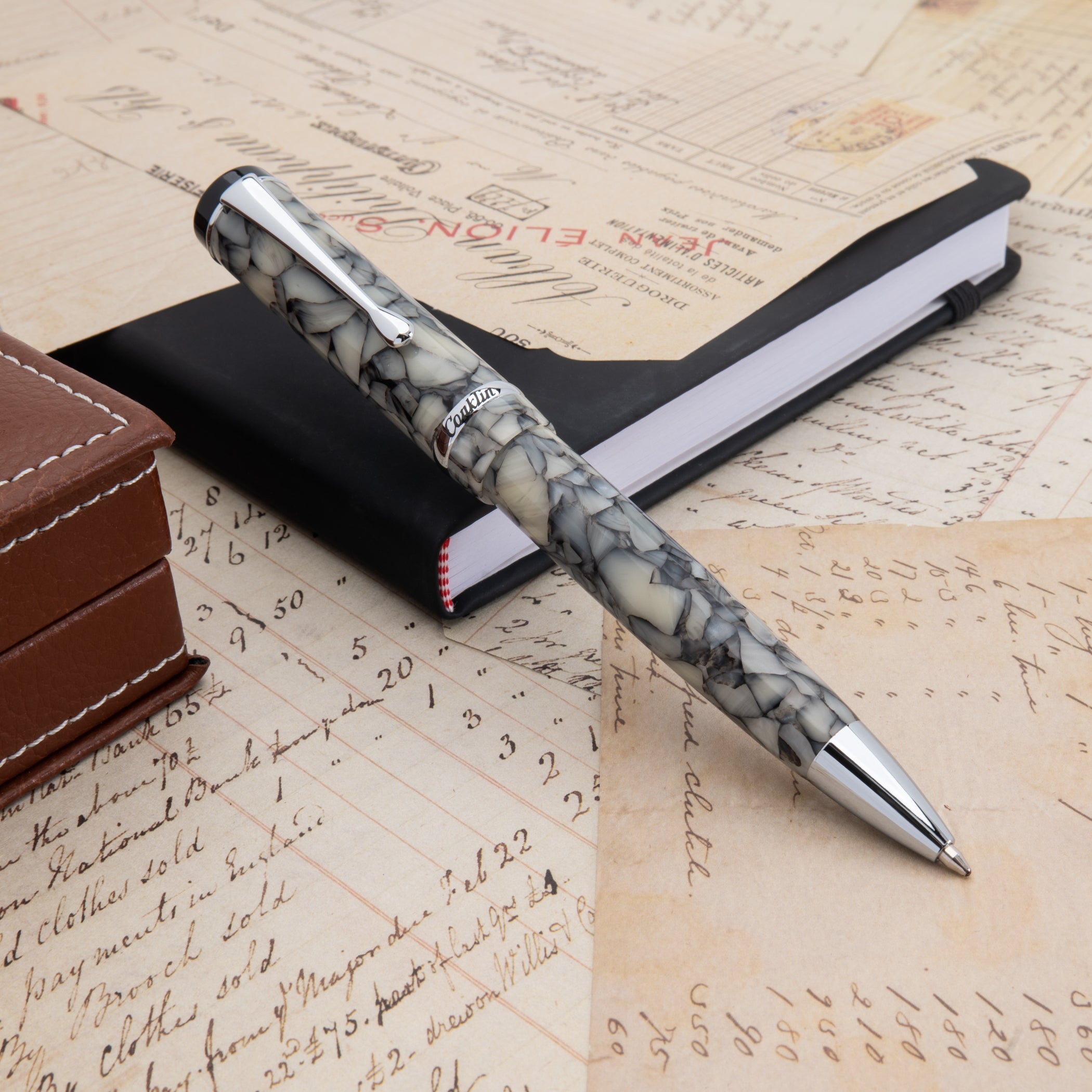 Conklin Duragraph Cracked Ice Ballpoint Pen | Conklin Pens