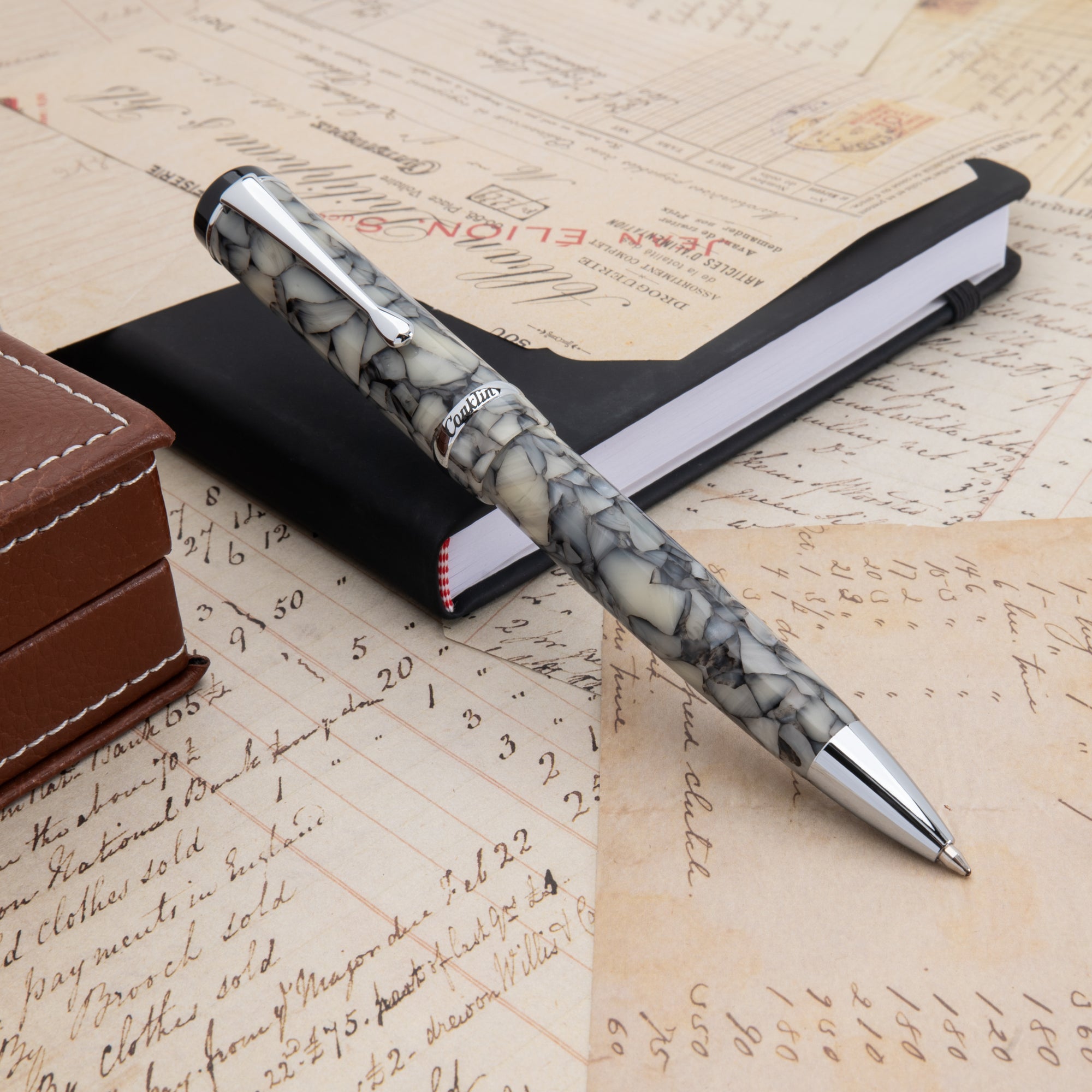 Conklin Duragraph Cracked Ice Ballpoint Pen