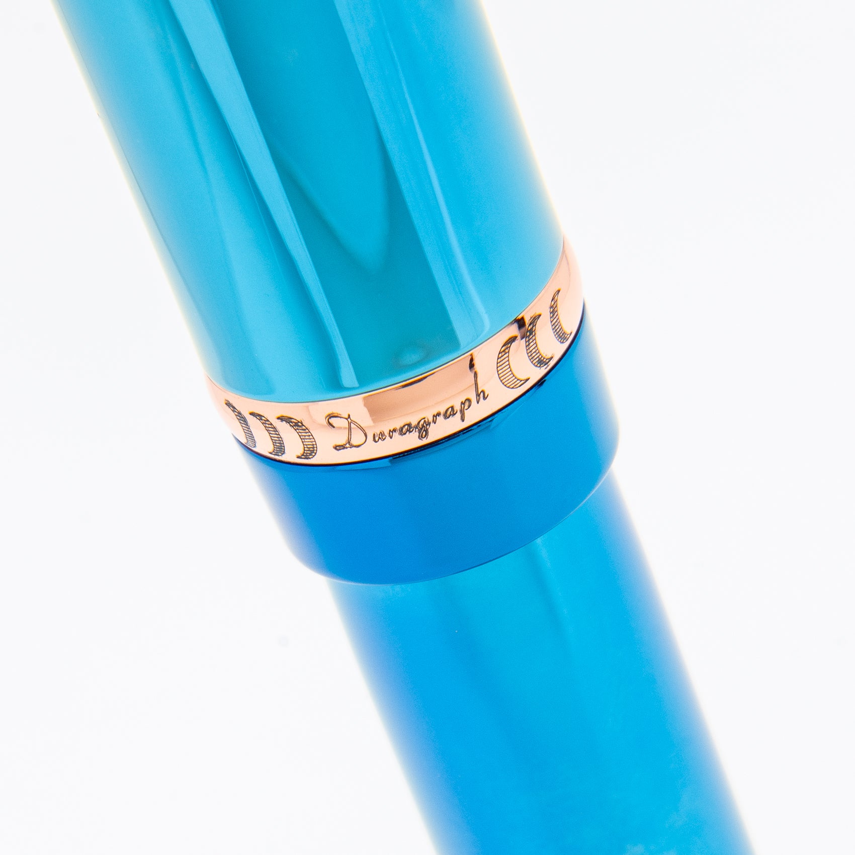 Conklin Duragraph Metal PVD Blue Fountain Pen