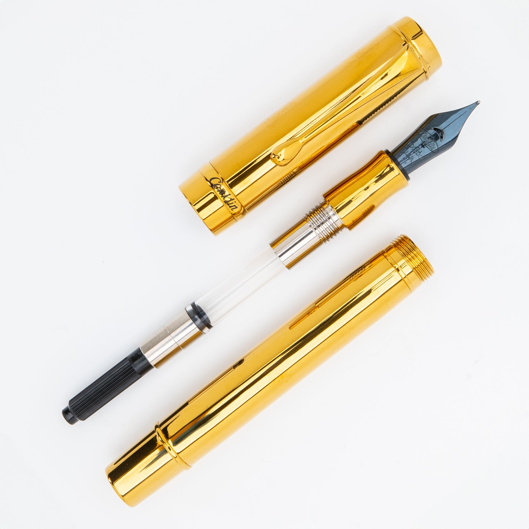 Conklin Duragraph Metal PVD Brass Fountain Pen