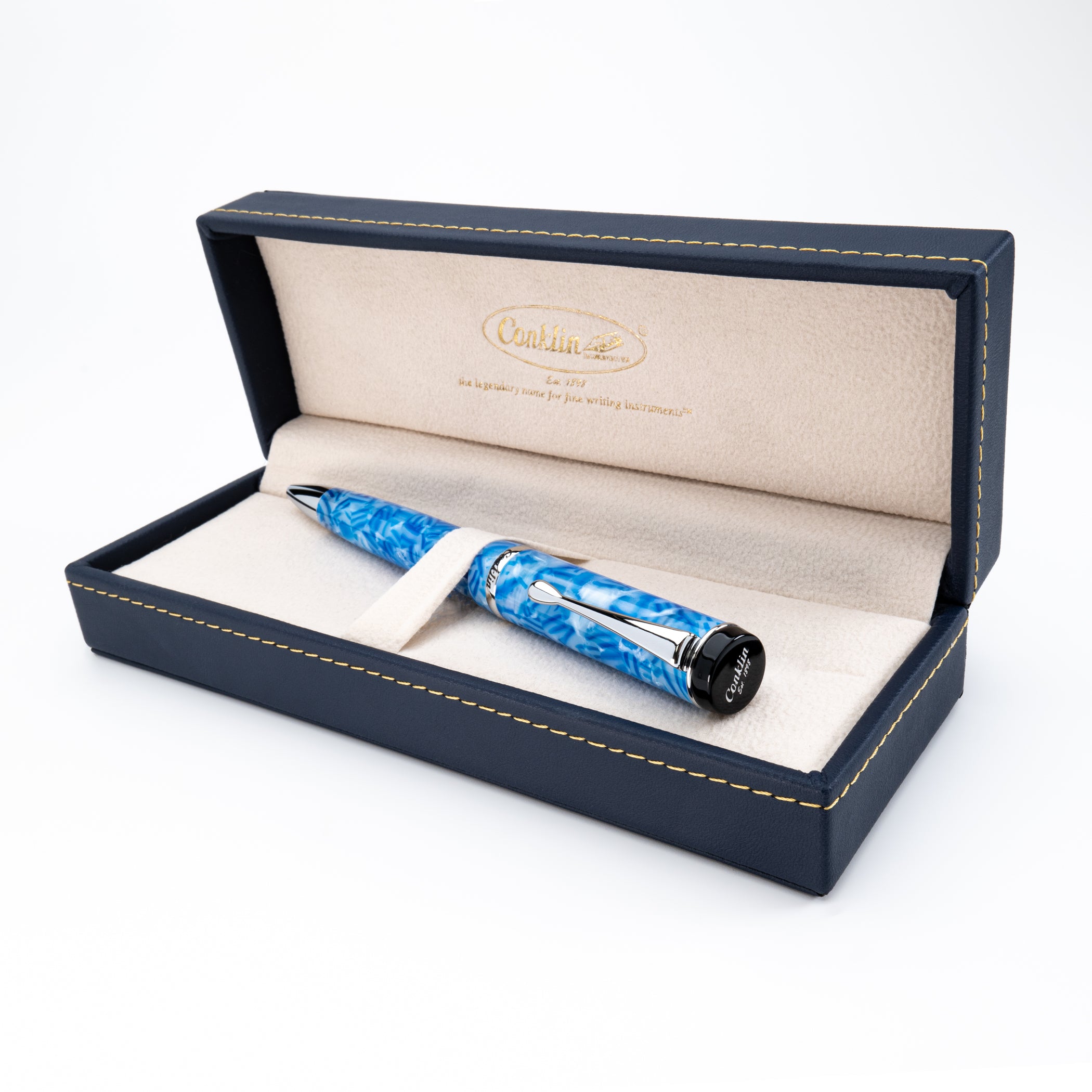 Conklin Duragraph Ice Blue Ballpoint Pen