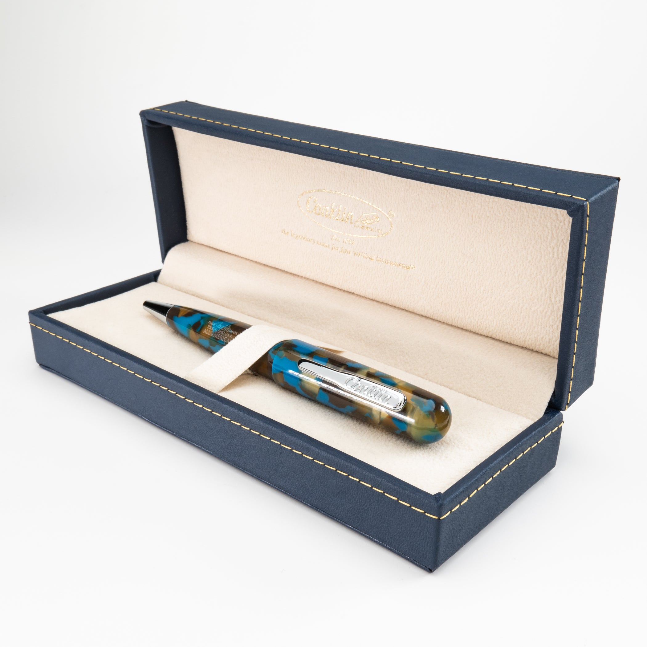 Conklin All American Ballpoint Pen Southwest Turquoise