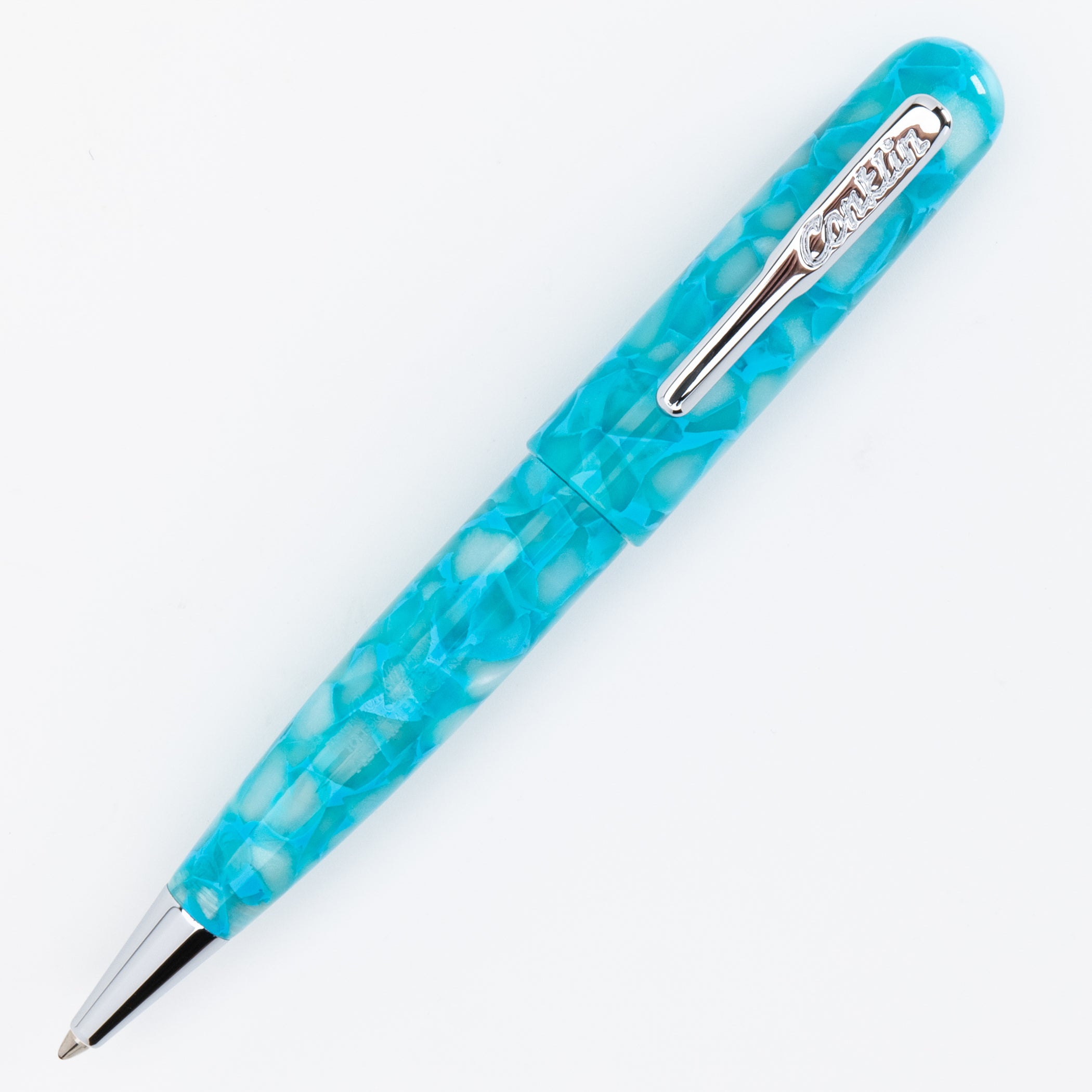 Conklin All American Ballpoint Pen Turquoise Serenity | Conklin Pens