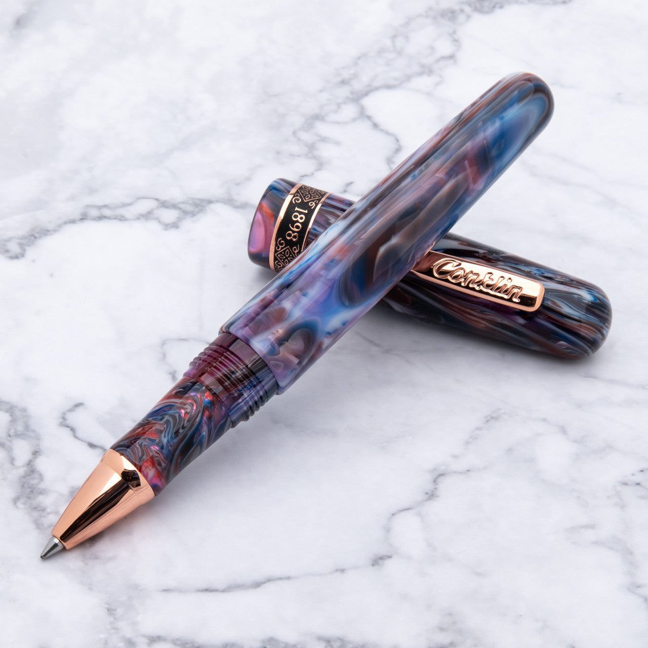 Conklin 1898 Rollerball Pen Misto Resin Purple