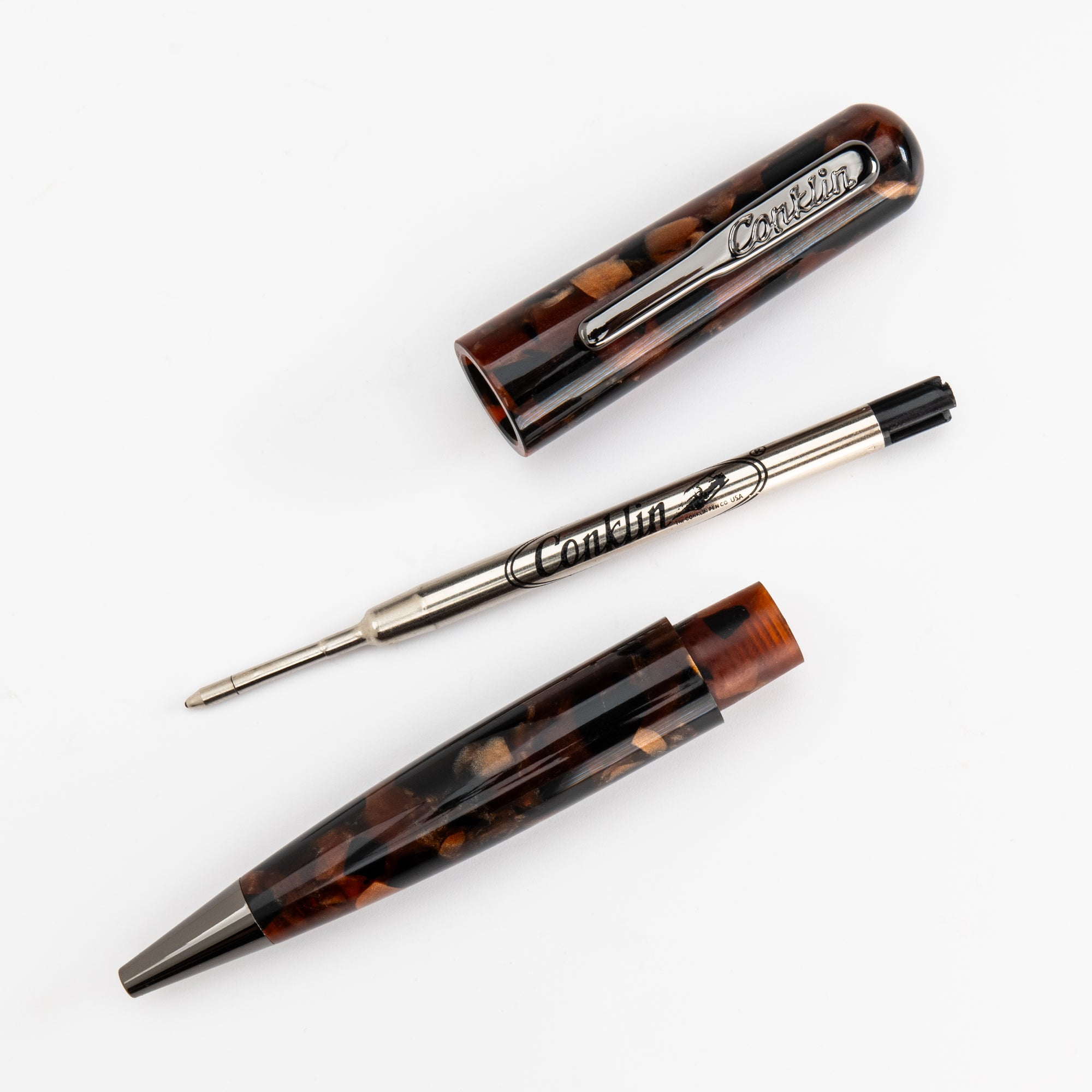 Conklin All American Ballpoint Pen Brownstone