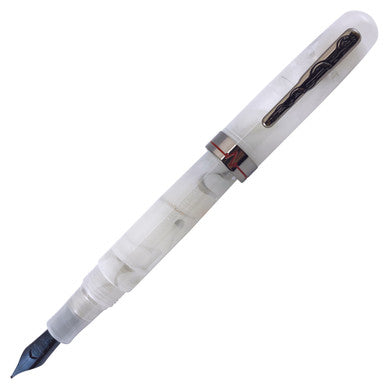 Conklin All American Courage Limited Edition Fountain Pen, White w/ Medium JoWo Nib