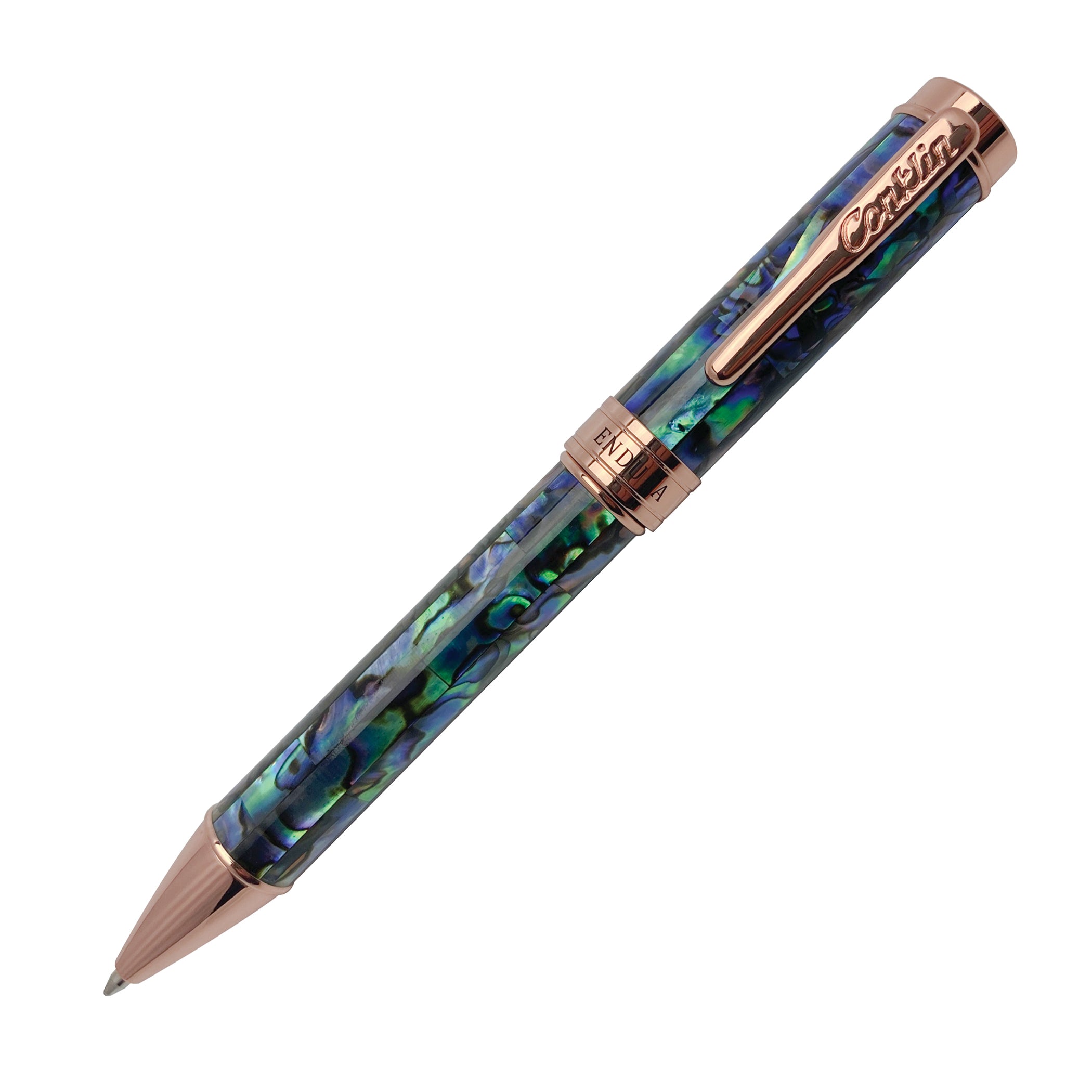 Conklin Limited Edition Endura Abalone Rosegold Ballpoint Pen