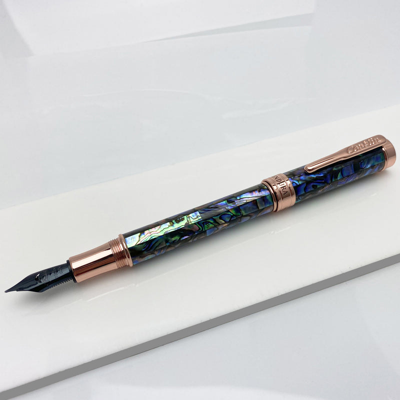 Conklin Endura Abalone Shell Limited Edition 1898, Rosegold trim, Fountain Pen