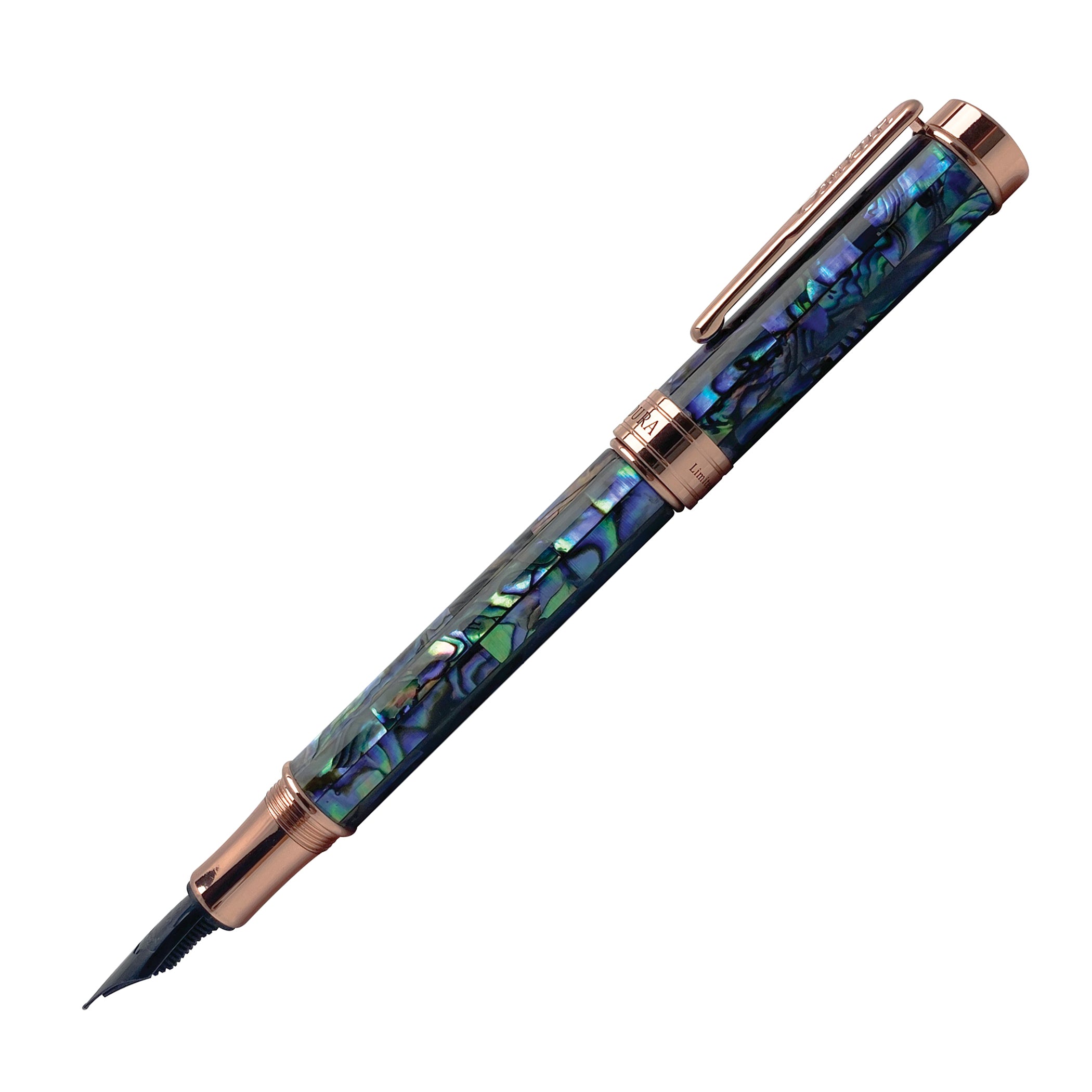 Conklin Endura Abalone Shell Limited Edition 1898, Rosegold trim, Fountain Pen