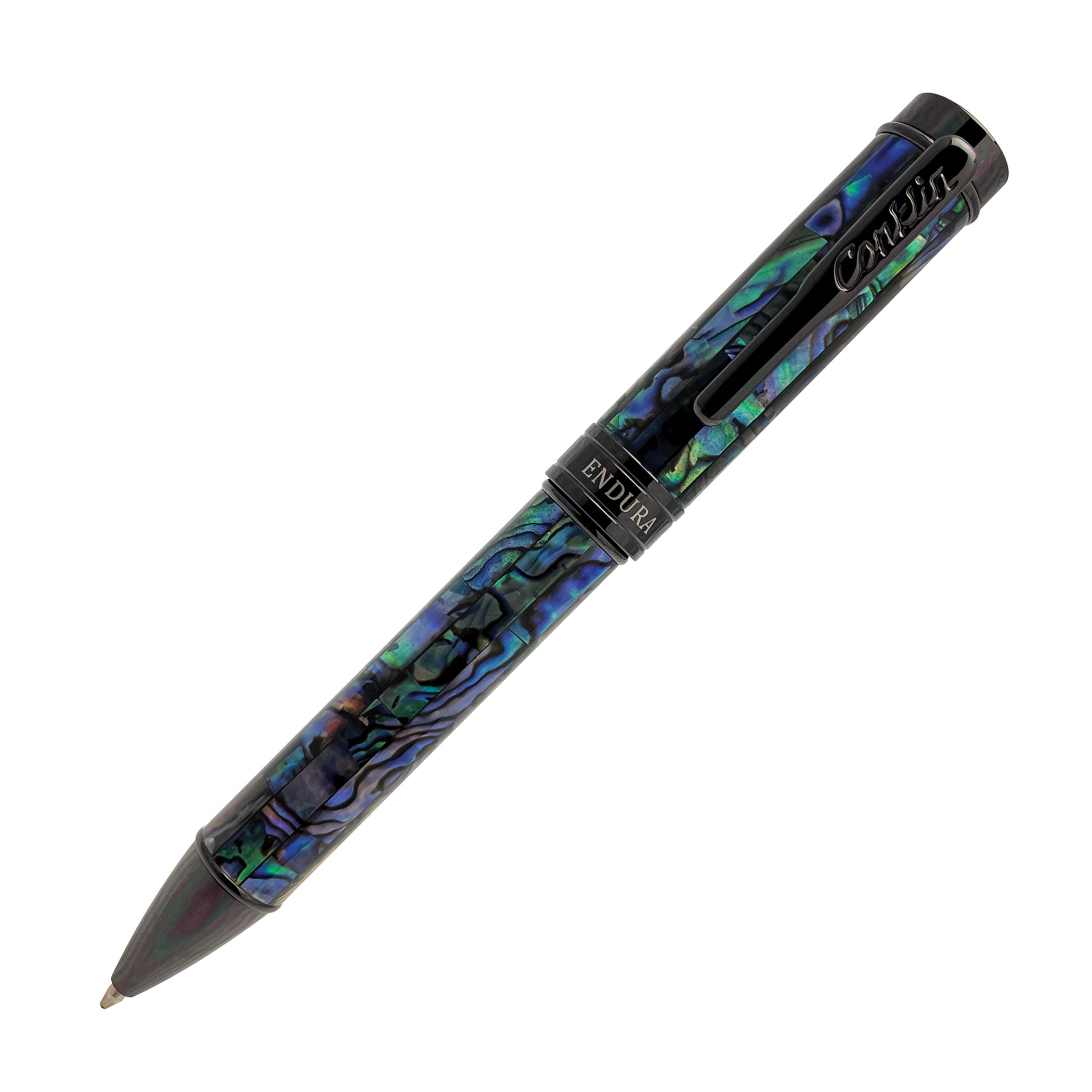 Conklin Endura Abalone Shell Limited Edition 1898, Gunmetal trim, Ballpoint Pen