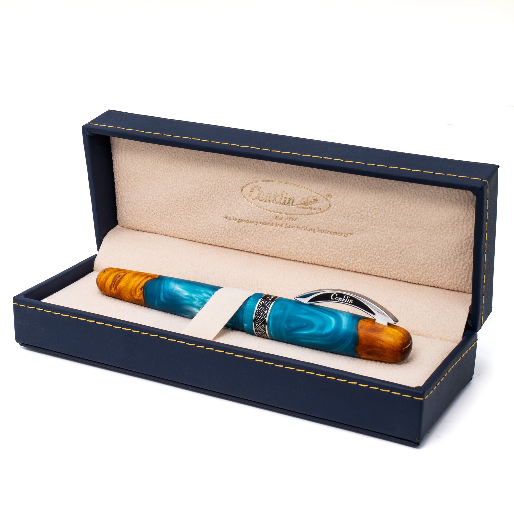 Conklin 1898 Limited Edition Spectra Fusion Rollerball Pen Blue