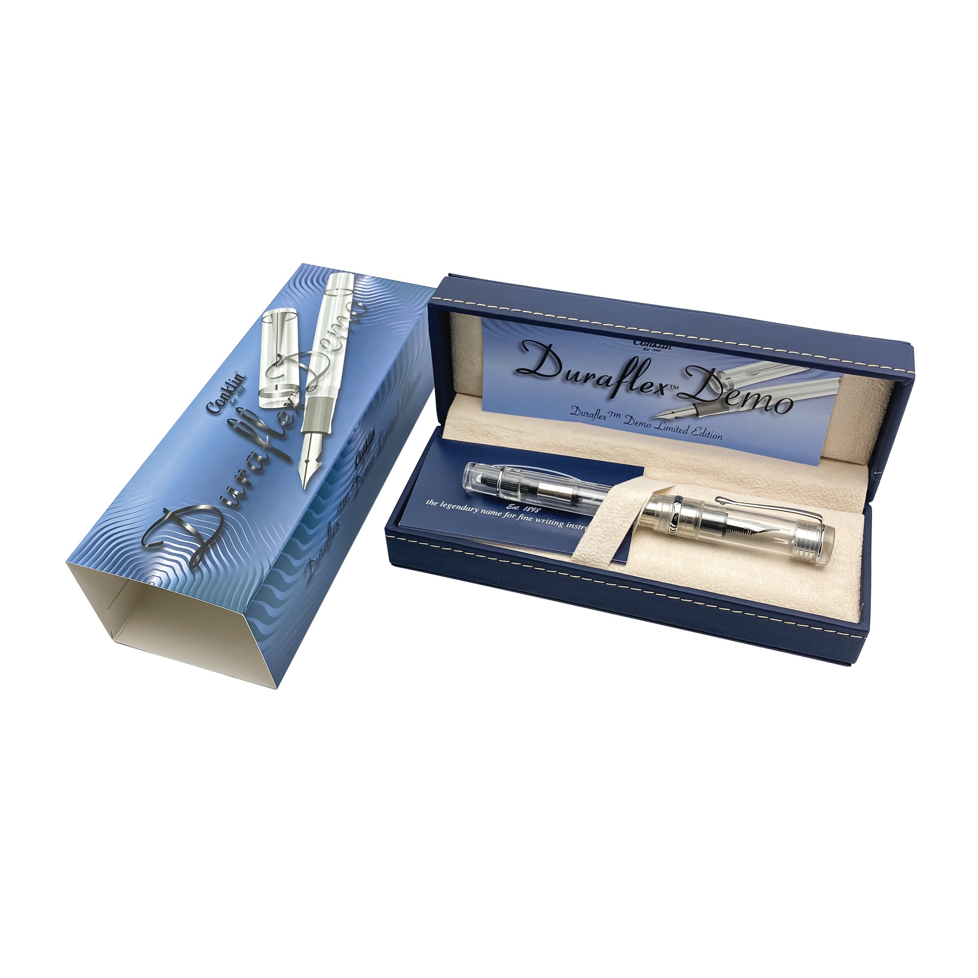 Conklin Duraflex Demo(eyedropper) Limited Edition 1898 Fountain Pen w/ JoWo Nib (cartridge/coverter/eyedropper filling system) New