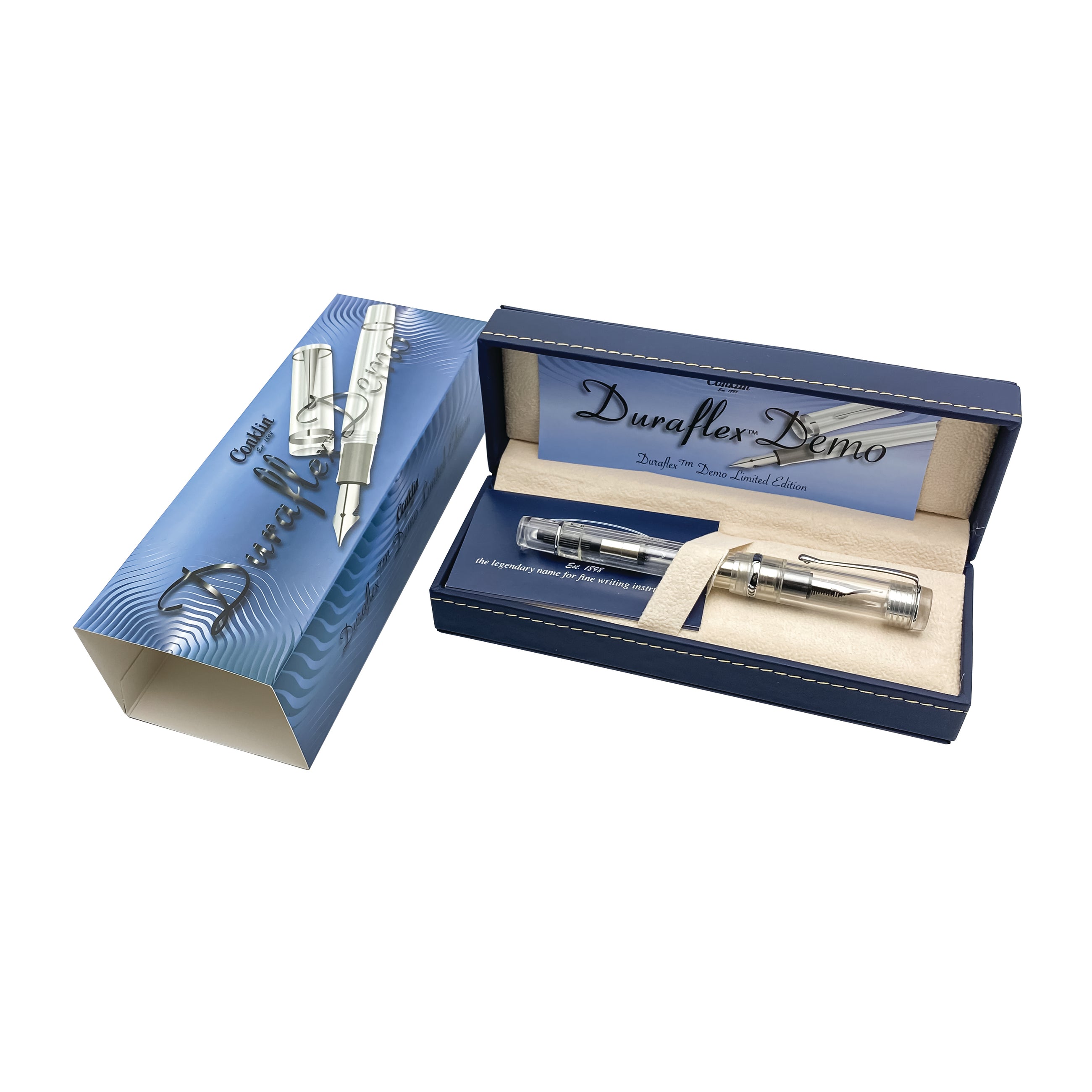 Conklin Duraflex Demo(eyedropper) Limited Edition 1898 Fountain Pen w/ JoWo Nib (cartridge/coverter/eyedropper filling system) New