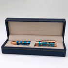 Conklin Endura Deco Crest Ballpoint Pen Demo/Blue/Rosegold