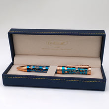 Conklin Endura Deco Crest Ballpoint Pen Demo/Blue/Rosegold