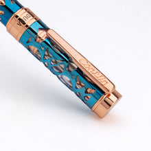 Conklin Endura Deco Crest Ballpoint Pen Demo/Blue/Rosegold