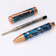 Conklin Endura Deco Crest Ballpoint Pen Demo/Blue/Rosegold