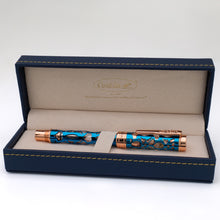 Conklin Endura Deco Crest Rollerball Pen Demo/Blue/Rosegold