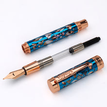 Conklin Endura Deco Crest Fountain Pen Demo/Blue/Rosegold