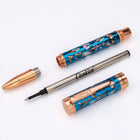Conklin Endura Deco Crest Rollerball Pen Demo/Blue/Rosegold