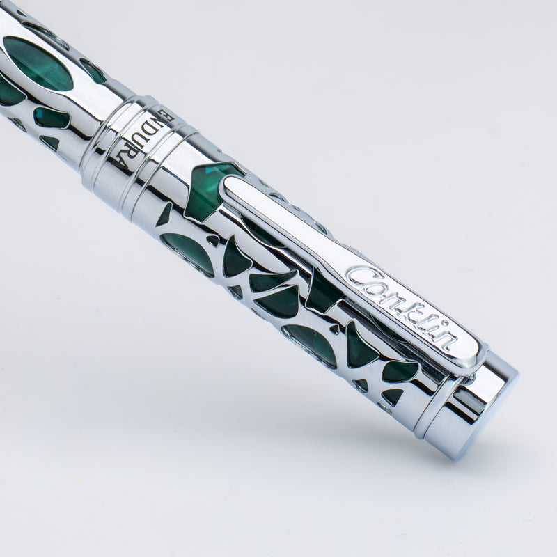 Conklin Endura Deco Crest Ballpoint Pen Green
