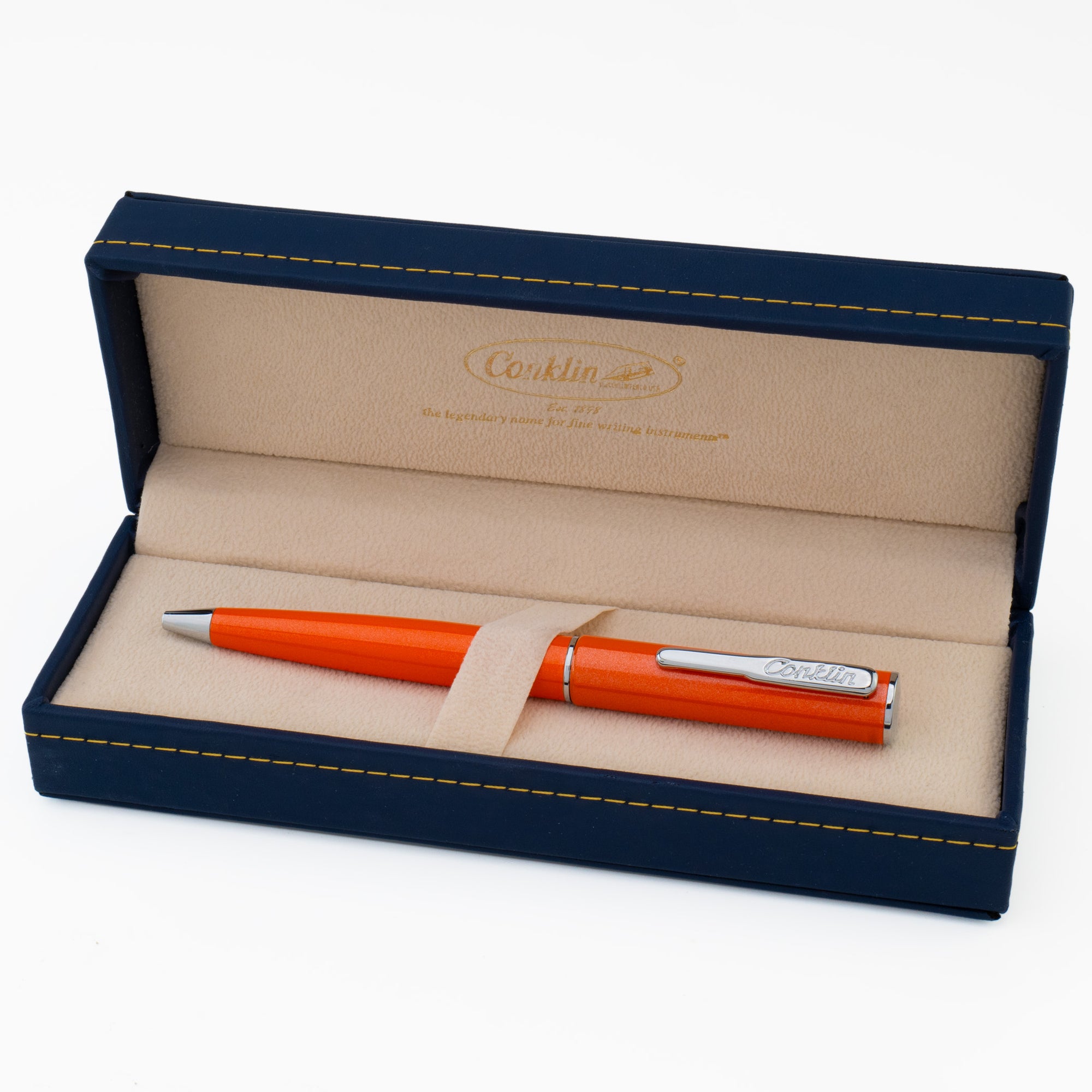 Conklin Coronet Ballpoint Pen Orange