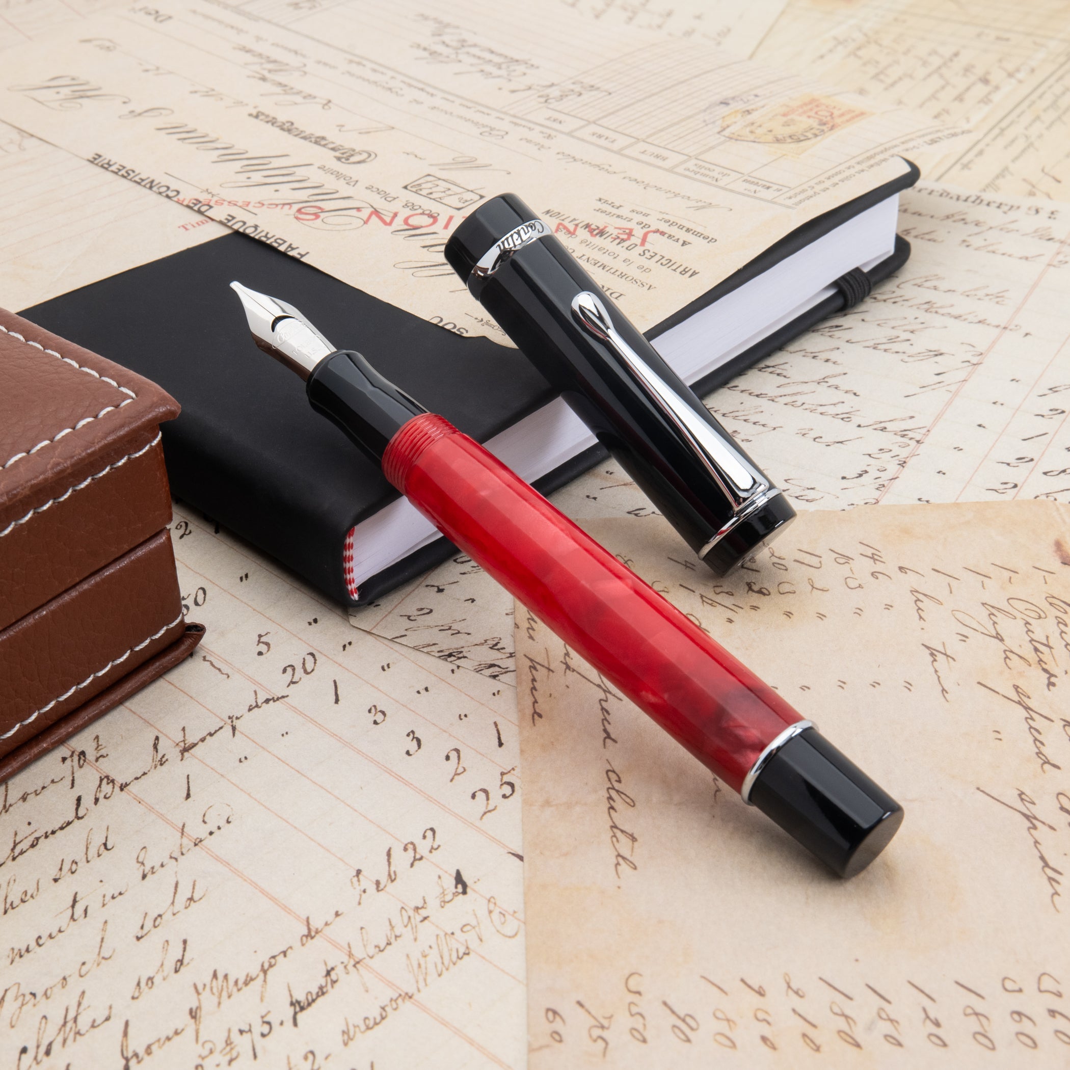 Conklin Duragraph Red night Omniflexペン先 Conklin Duragraph Red Nights Ballpoint Pen | Conklin Pens