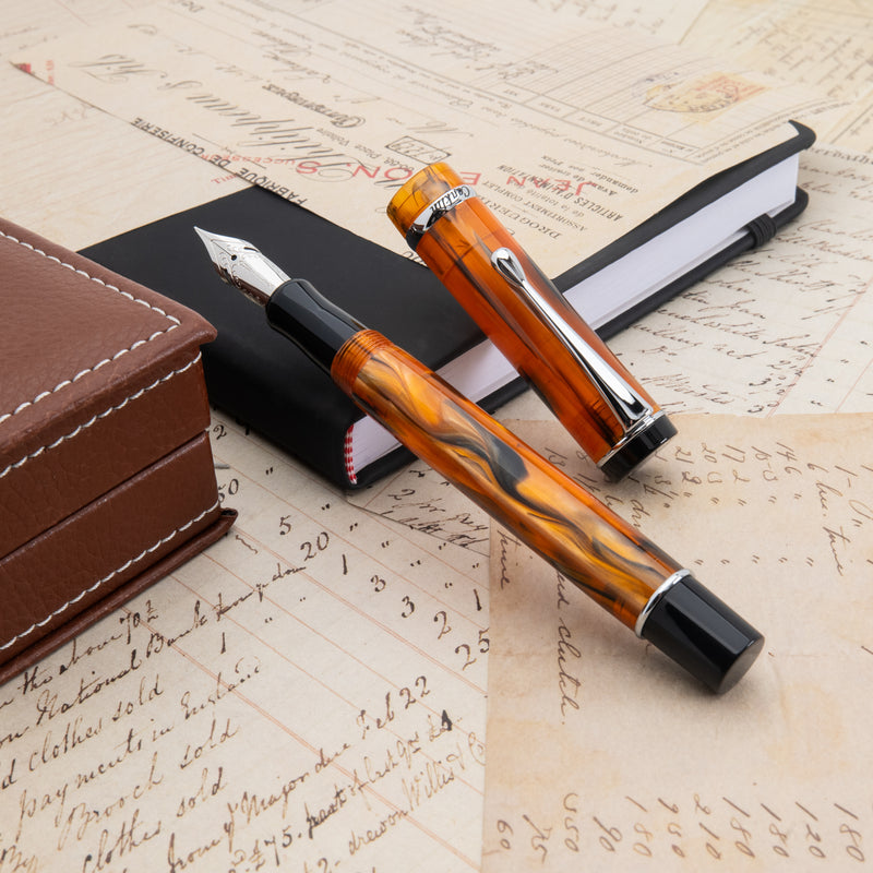 Conklin Duragraph Amber Fountain Pen