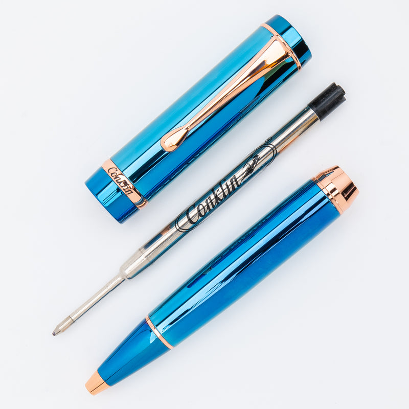 Conklin Duragraph Metal PVD Blue Ballpoint Pen