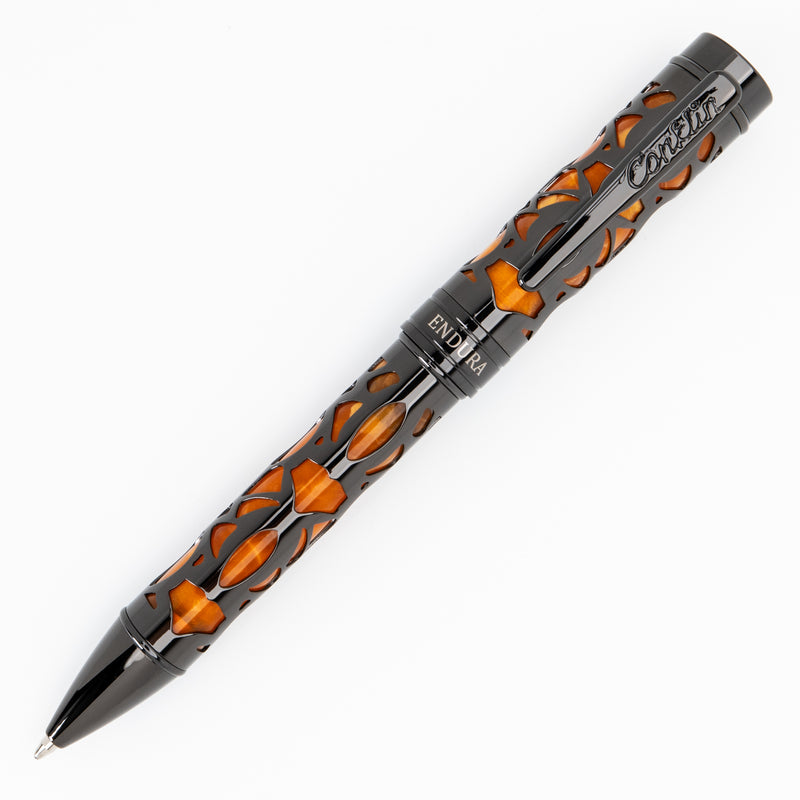 Conklin Endura Deco Crest Ballpoint Pen Orange