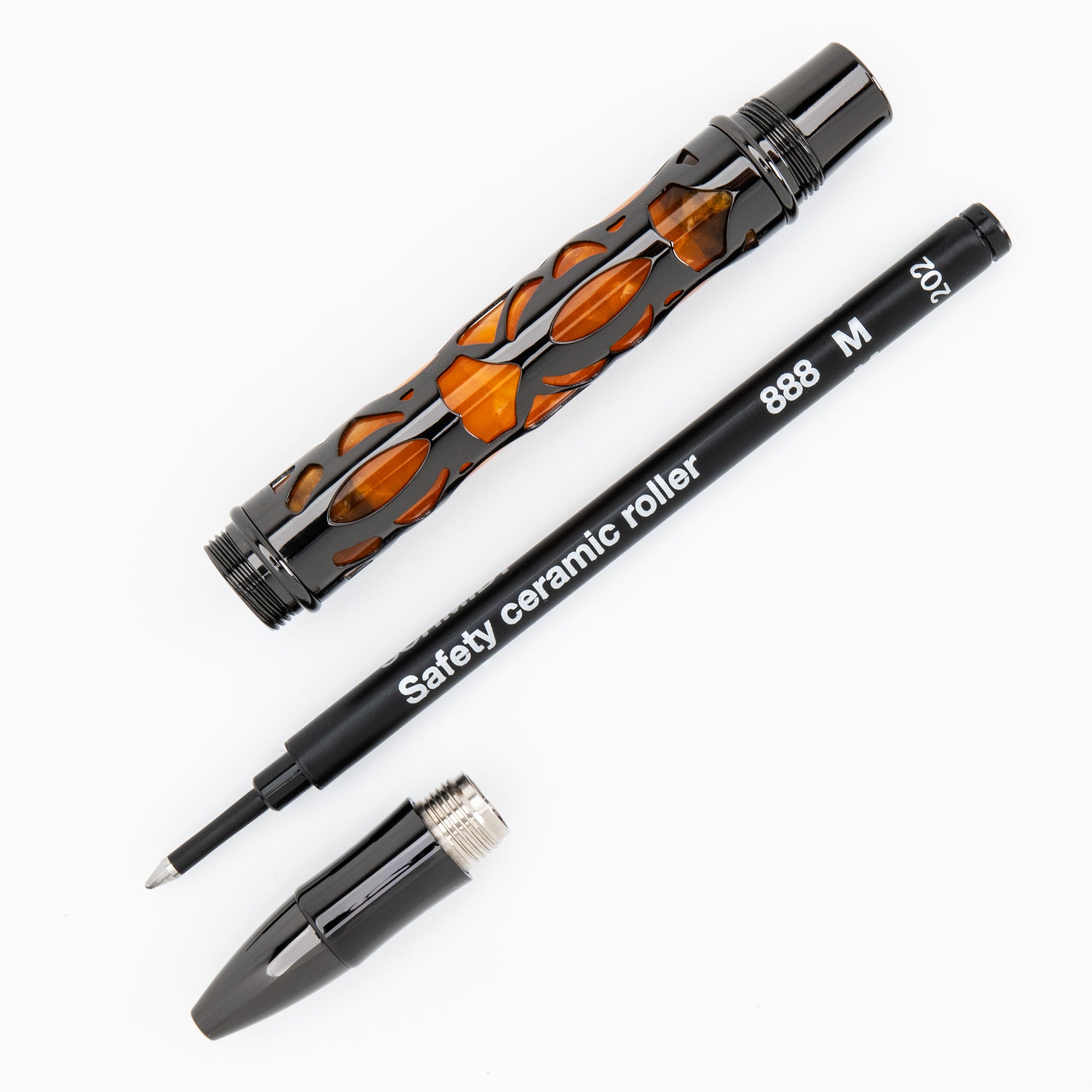 Conklin Endura Deco Crest Rollerball Pen Orange