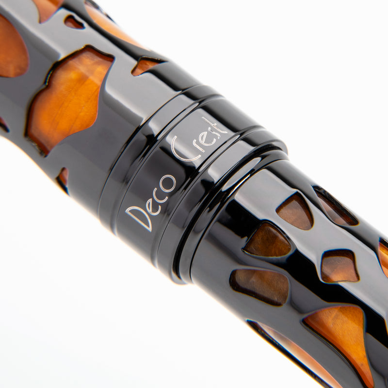 Conklin Endura Deco Crest Fountain Pen Orange