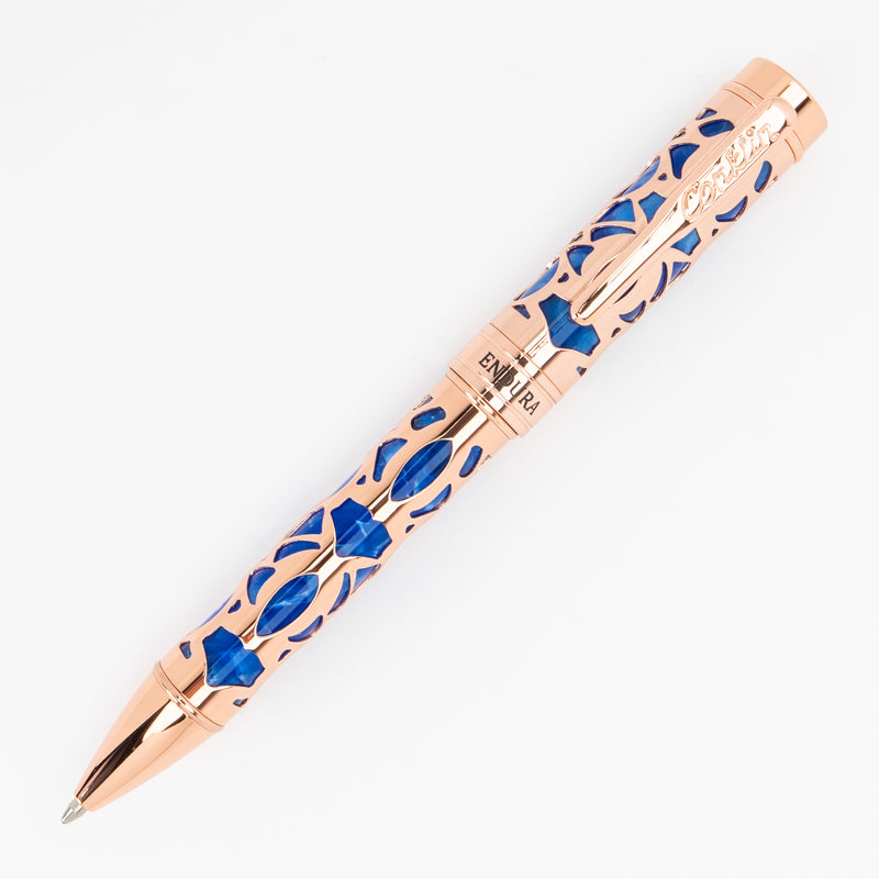 Conklin Endura Deco Crest Ballpoint Pen Blue