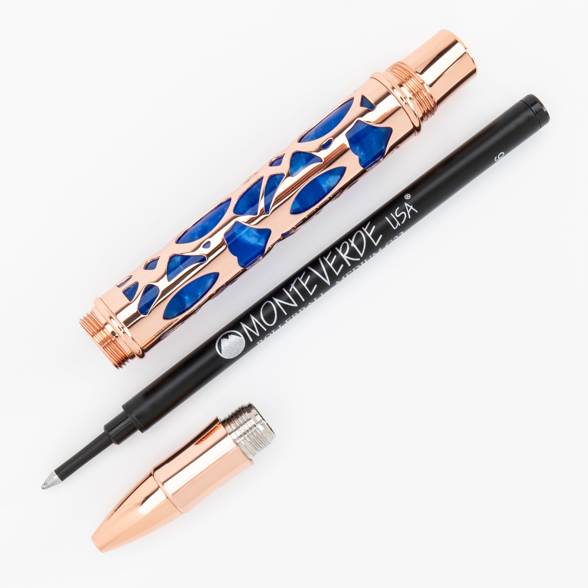 Conklin Endura Deco Crest Rollerball Pen Blue