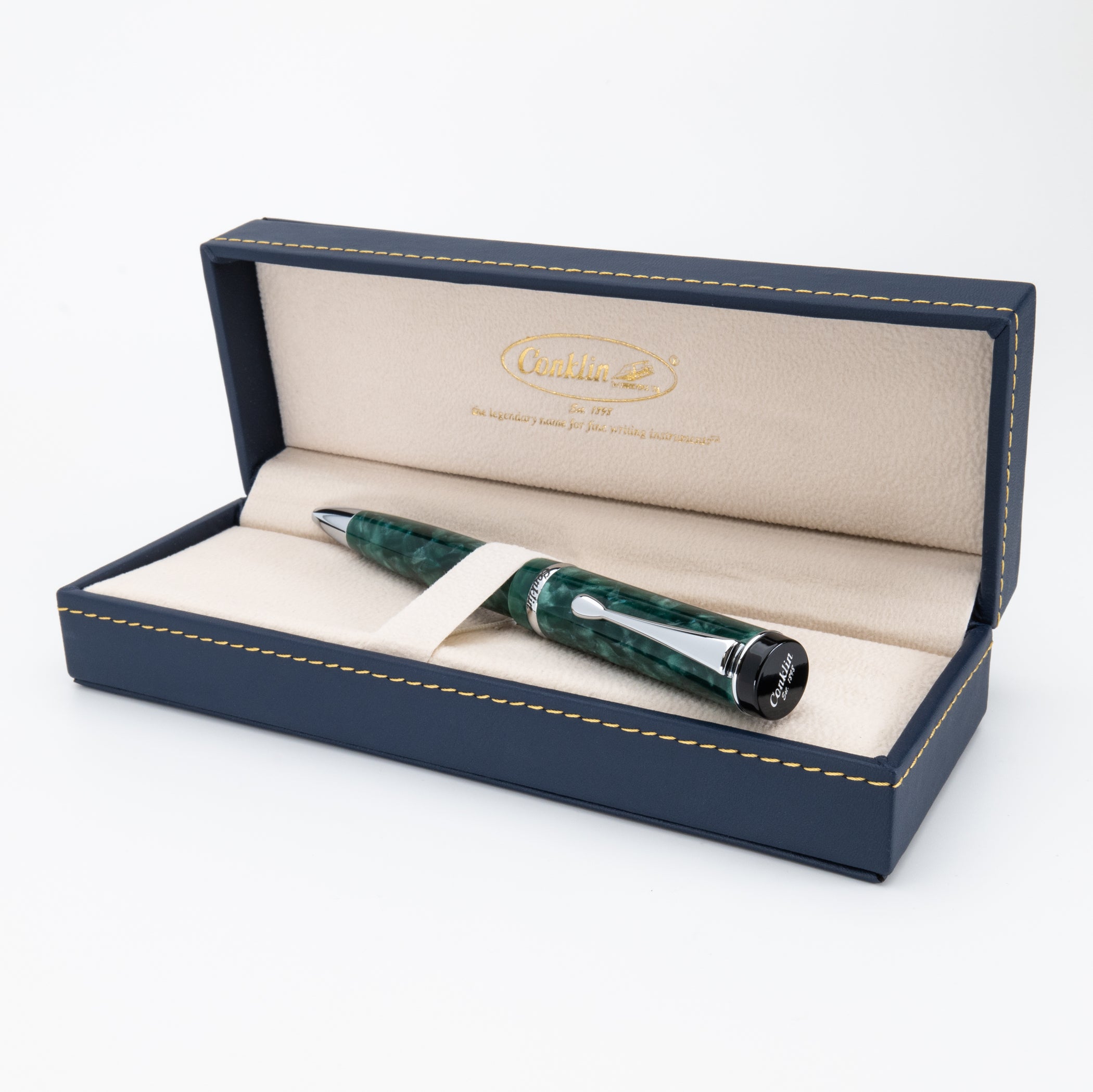 Conklin 万年筆　F Conklin Duragraph フォレストグリーン 万年筆 - オムニフレックス