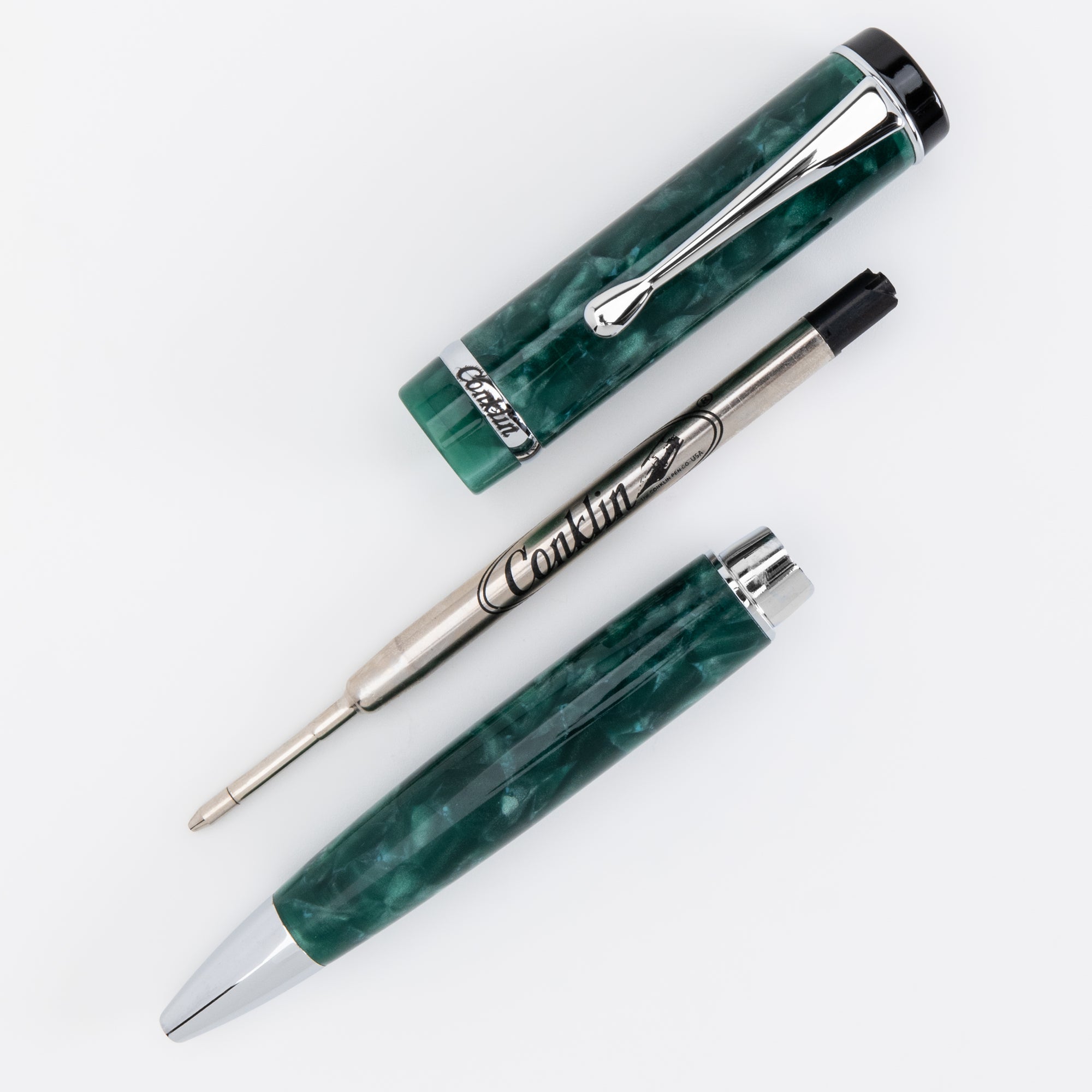 Conklin Duragraph Forest Green Ballpoint Pen