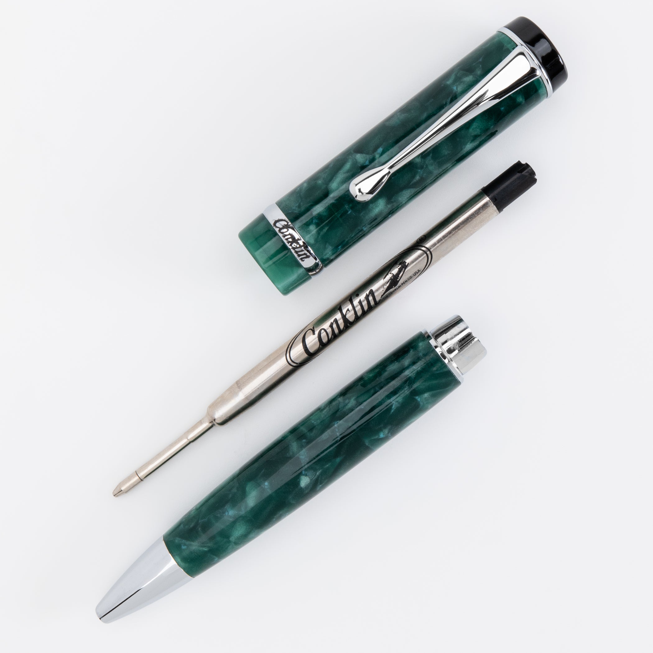 Conklin Duragraph Forest Green Ballpoint Pen