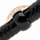 Conklin Mark Twain Crescent Filler Fountain Pen - Black w/ Rose Gold trim w/ JoWo Nib
