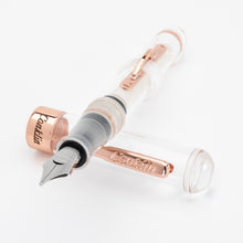Conklin Mark Twain Demo Crescent Limited Edition Fountain Pen With Rose Gold Trim w/ JoWo Nib