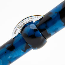 Conklin Mark Twain Crescent Filler Fountain Pen - Vintage Blue chrome trim w/ JoWo Nib (Copy)